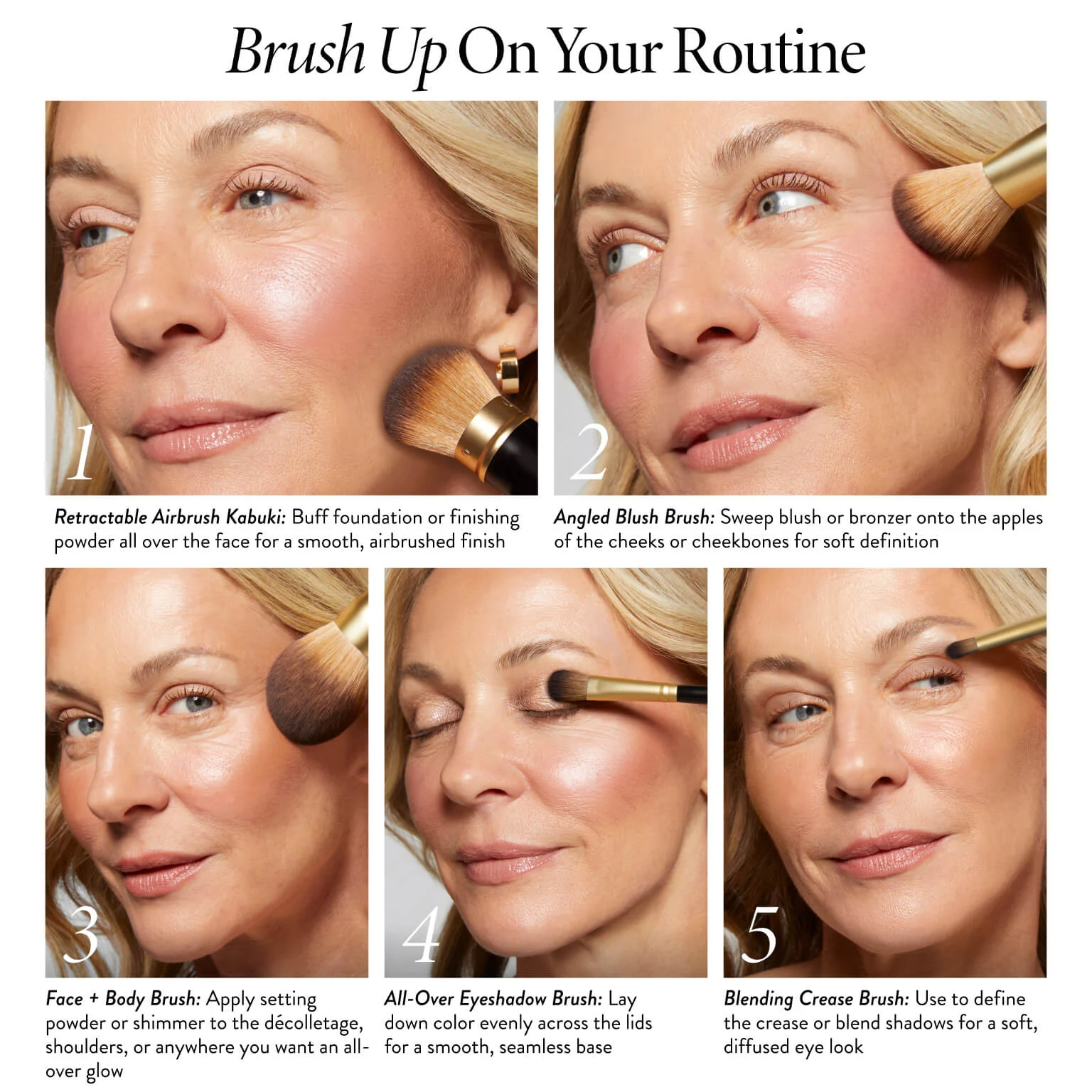 5PC Full Face Brush Set - Image 2