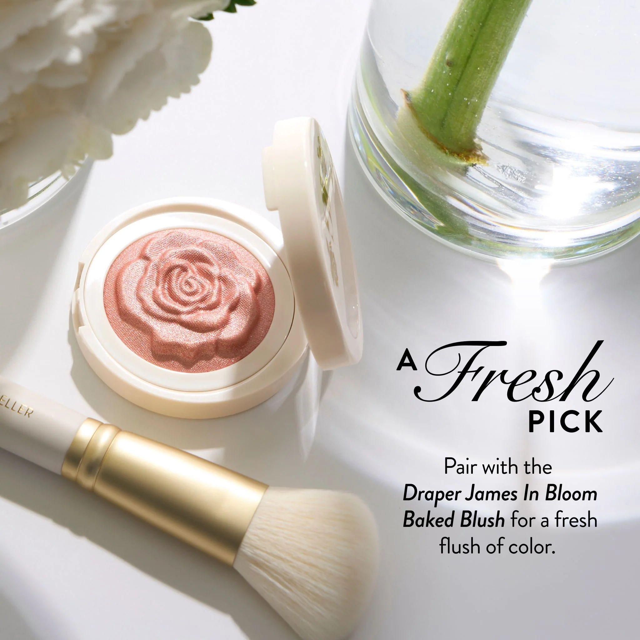 Draper James x Laura Geller Angled Blush Brush Limited Edition - Image 5