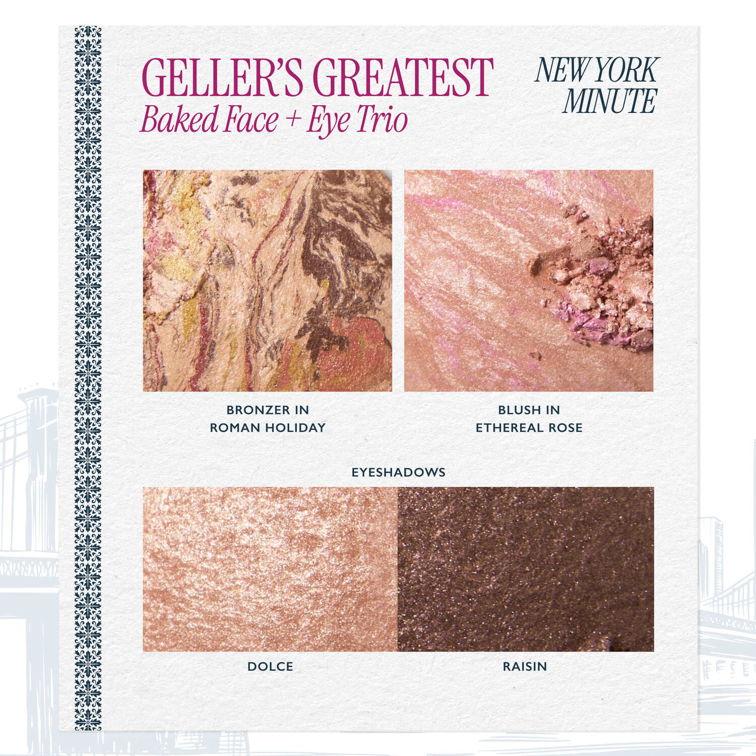 Geller's Greatest Baked Face & Eye Palette: New York Minute - Image 3