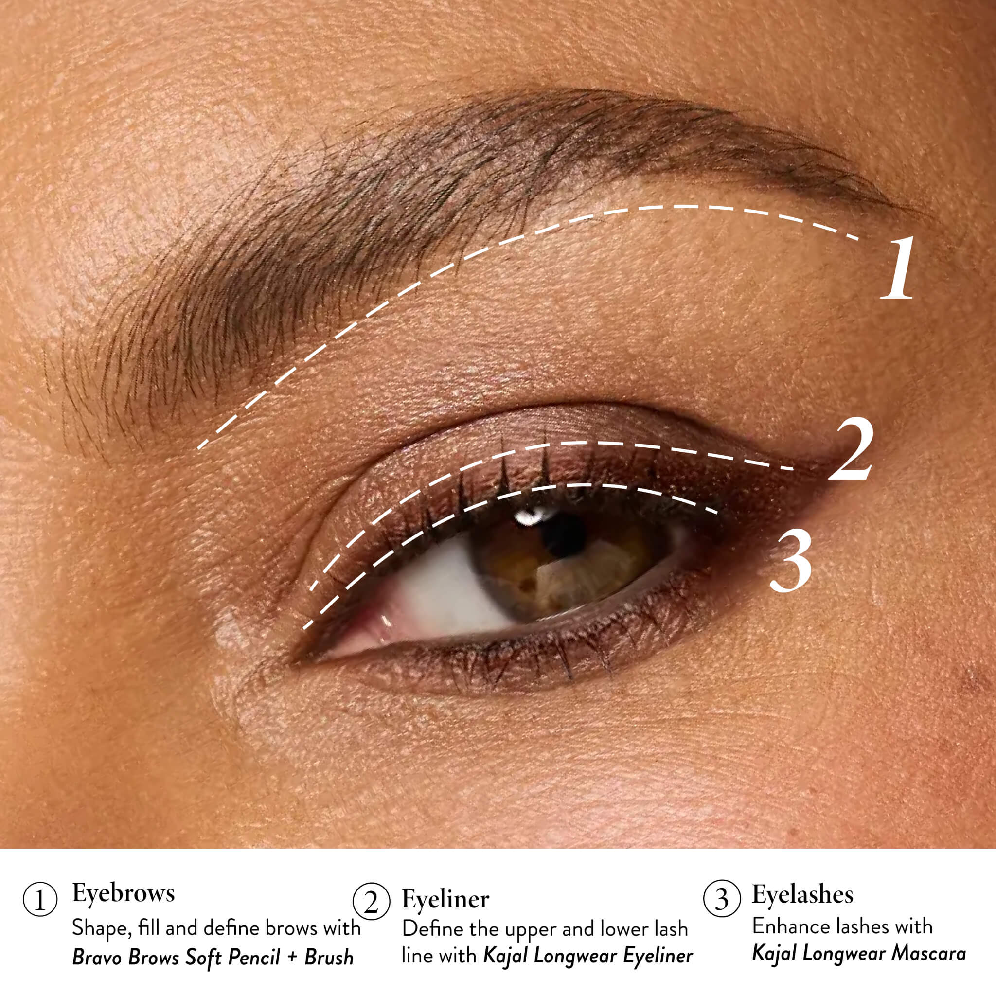 Laura’s 3 E’s: Eyeliner, Eyelash & Eyebrows Kit (3PC) - Image 7