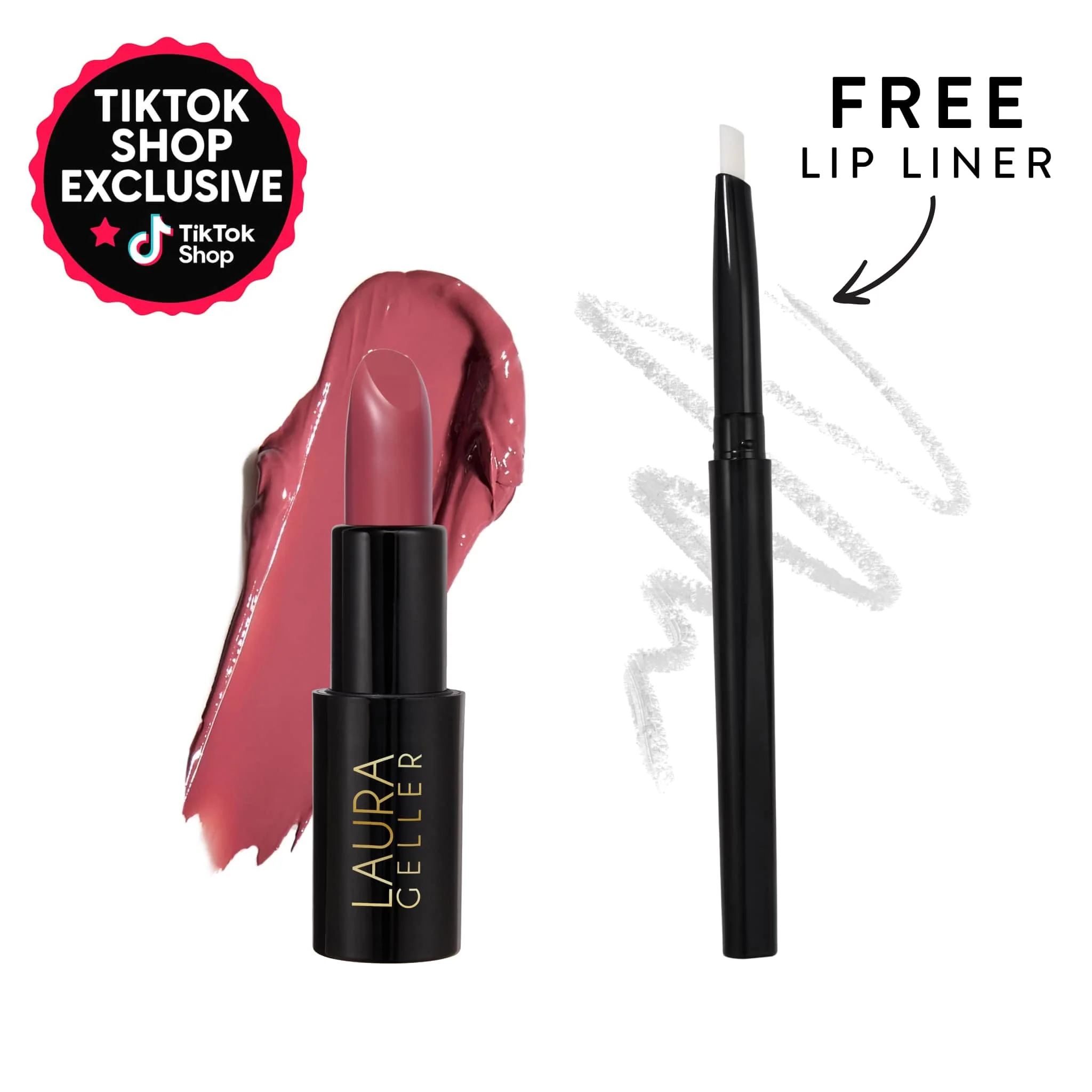 Laura Geller Modern Classic Cream Lipstick (FREE Invisible Color‑Locking Liner) - Image 8