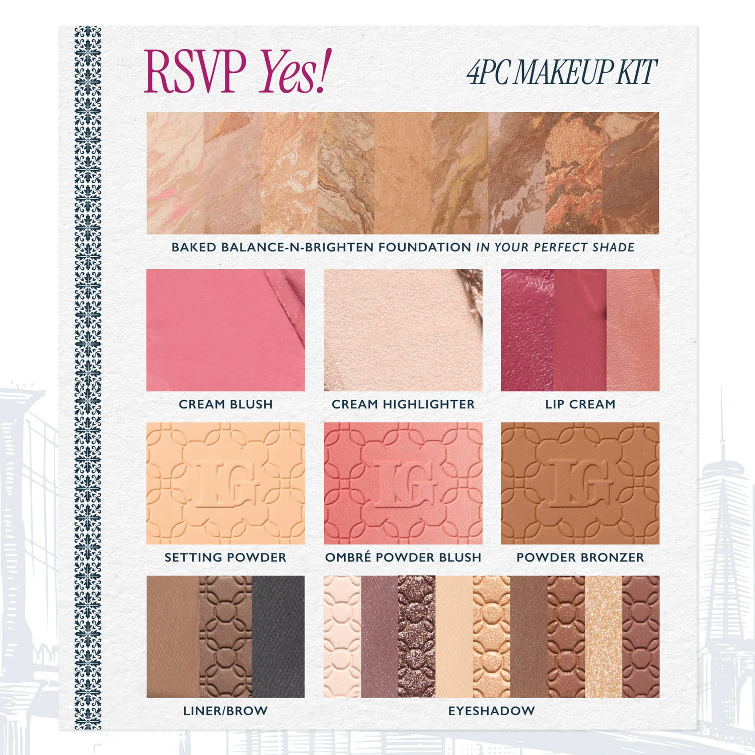 RSVP Yes! Full Face Kit (4 PC) - Image 4