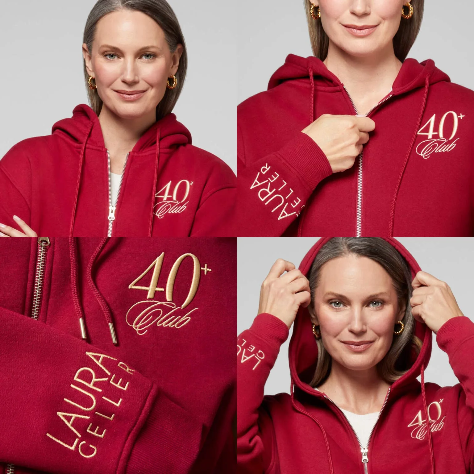 40+ Club Zip-Up Sweatshirt - Image 5